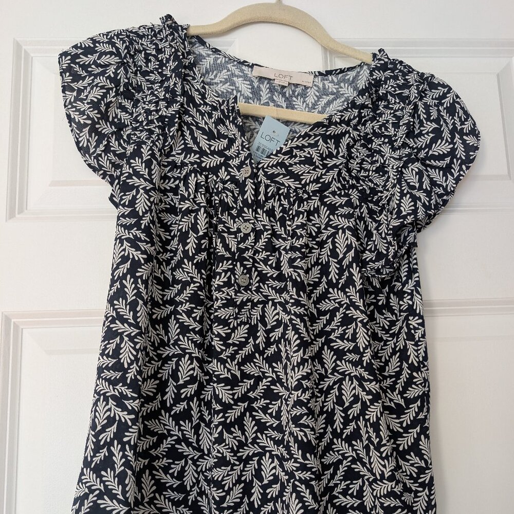 Xxs Petite Loft Blouse